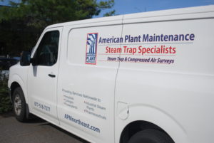 American Plant Maintenance truck - Steam trap specialists for steam trap and compressed air surveys